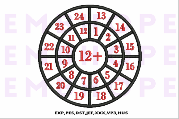 Addition Wheel 12: A Playful Math Design for Etsy Sellers