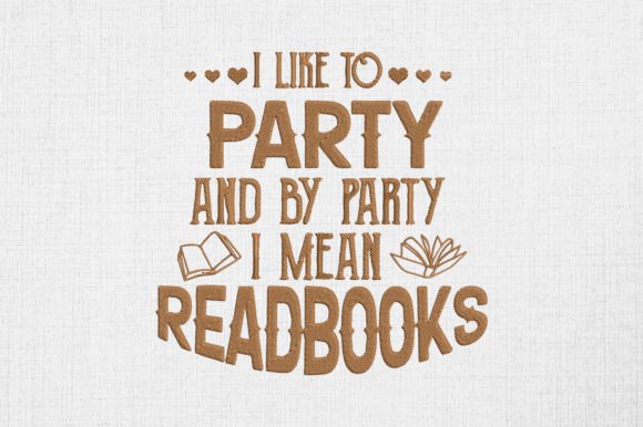 I Like to Party I Mean Read Books: A Designer's Review