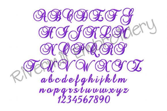 Review: 1 1 2 Brock Script Embroidery Font for Merch