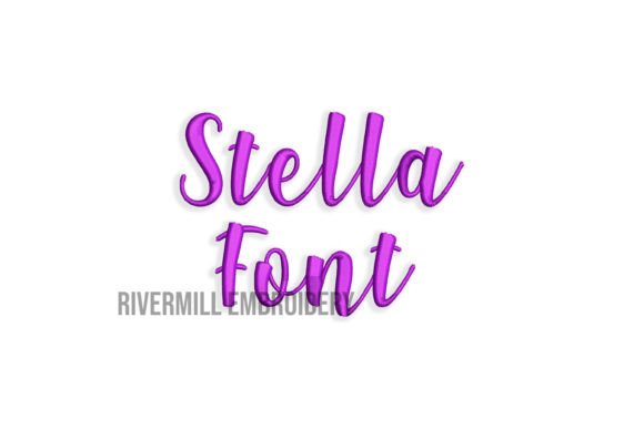 Review: 1 Stella Embroidery Font for Branding