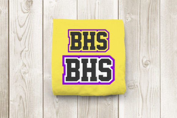 Reviewing BHS High School Initials Embroidery for Etsy Shops
