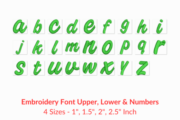 Reviewing Book Script Fonts for Holiday Embroidery